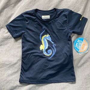 Columbia swim shirt, NWT